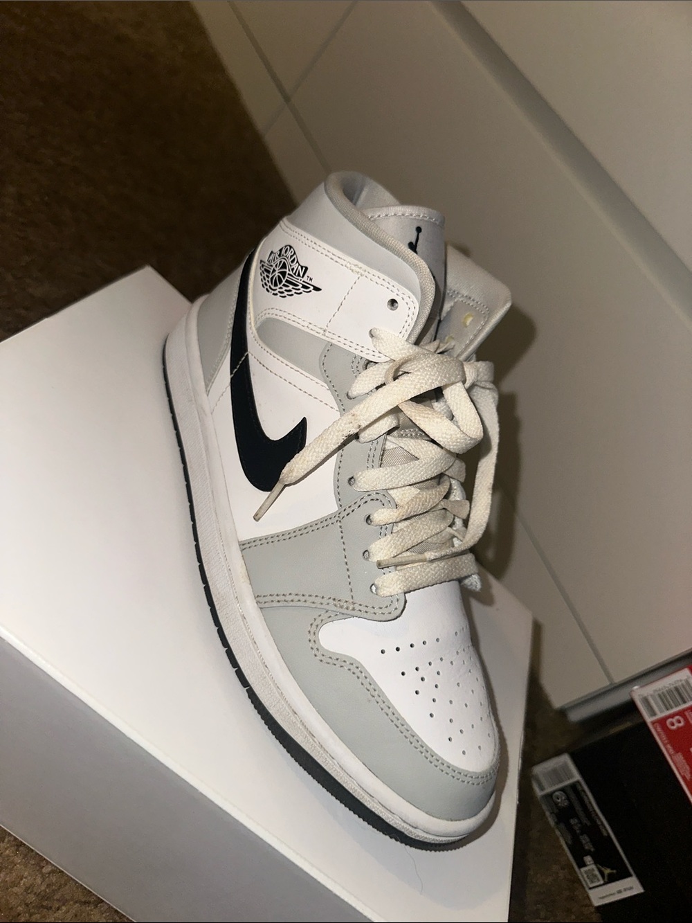 Women’s Air Jordan 1 Mid Grey Fog